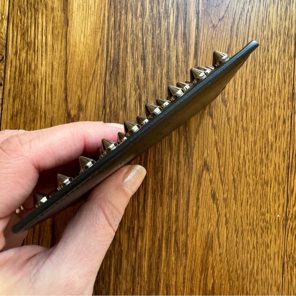 ❤️SOLD❤️ Christian Louboutin Black Studded Cardholder - Picture 7 of 9